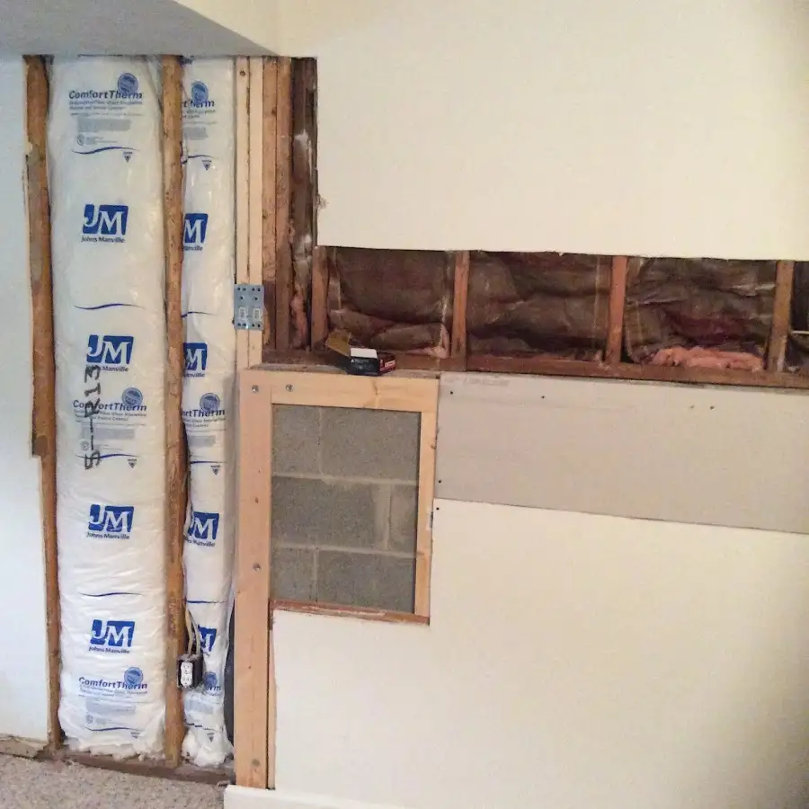 Wall insulation replacement during Odor Removal & Deodorization in Fort Payne